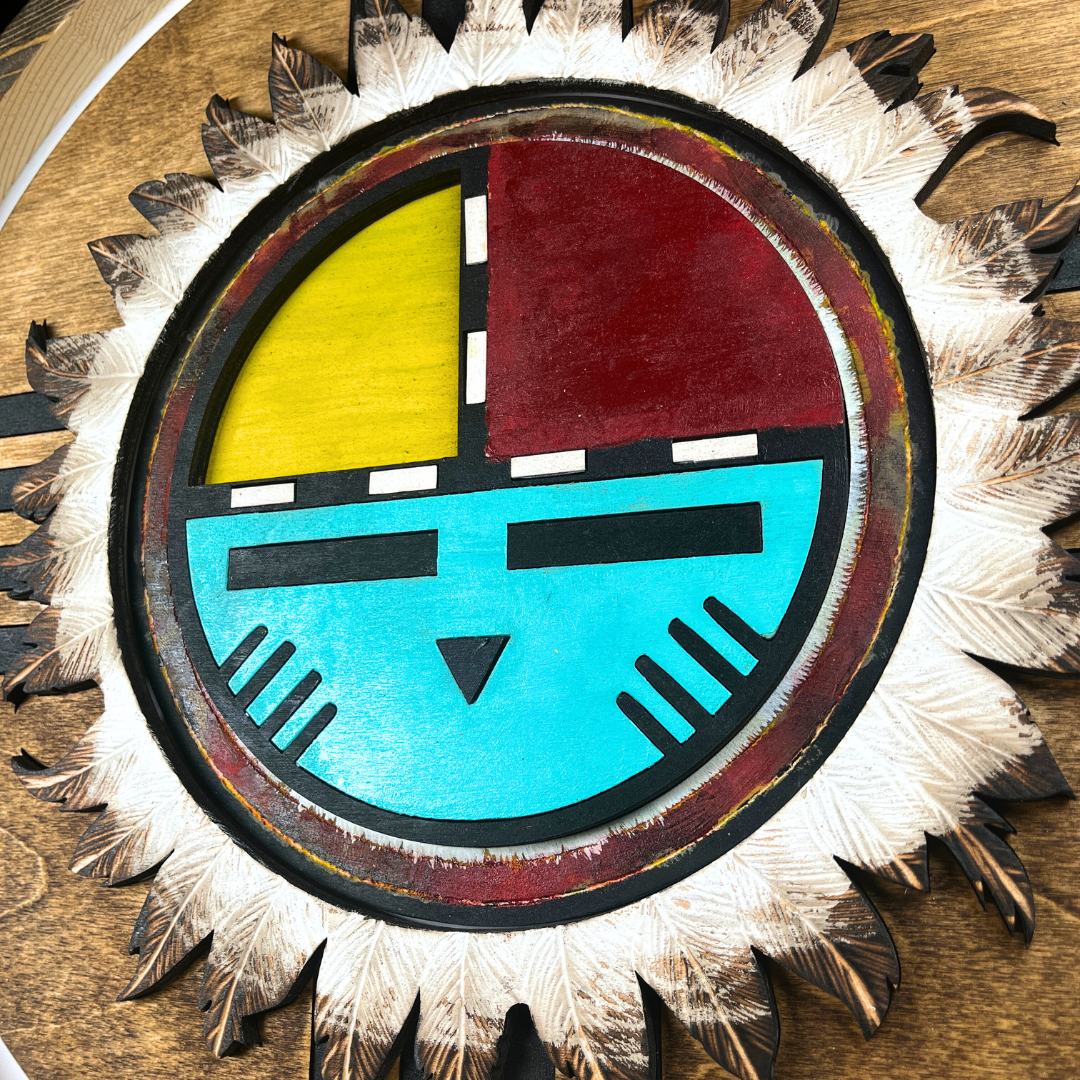 Kachina Sun God wall decor