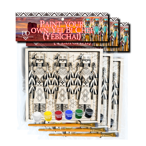 3 Pack DIY Paint-Your-Own Wooden Yéii Bicheii