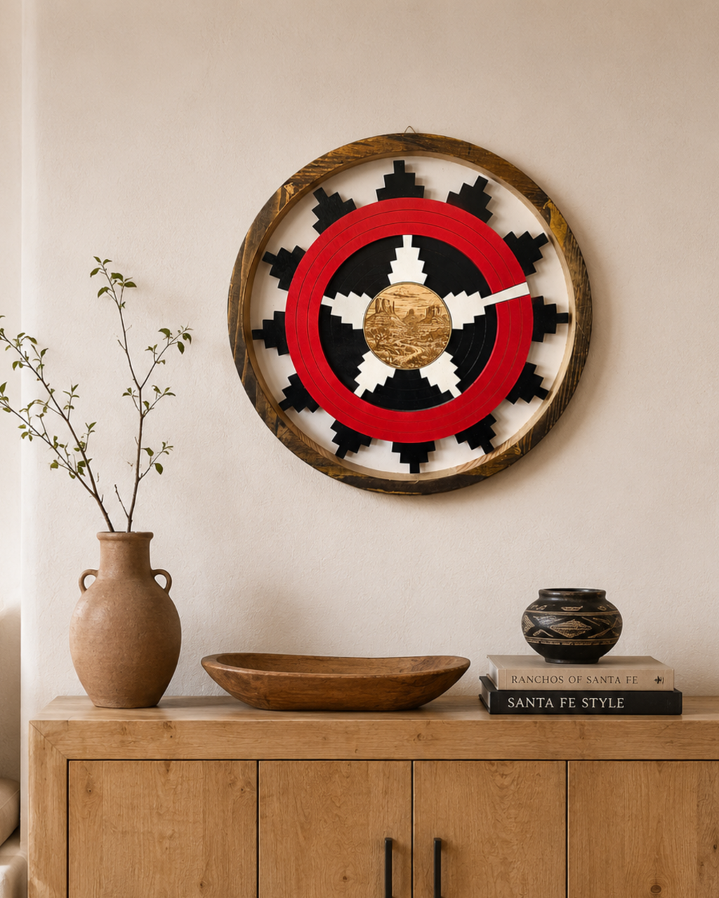 Navajo Ceremonial Basket Wall Decor