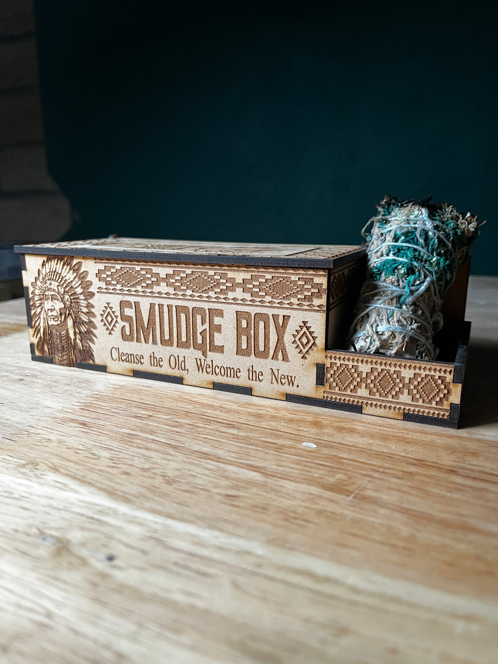 Ceremonial smudge box