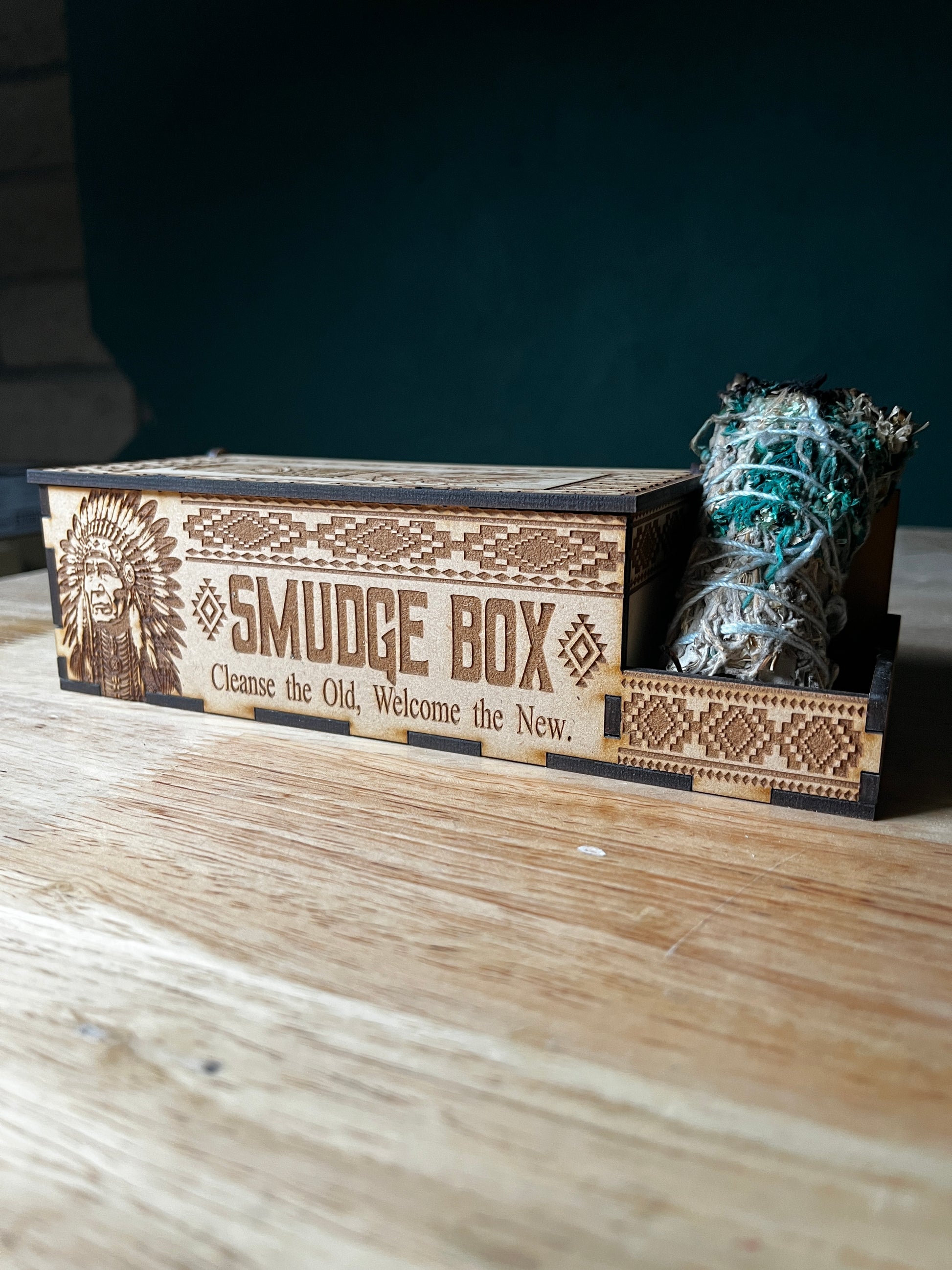 Ceremonial smudge box